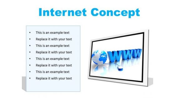 Internet Concept Global PowerPoint Presentation Slides F