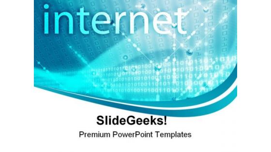 Internet Data Technology PowerPoint Templates And PowerPoint Backgrounds 0611