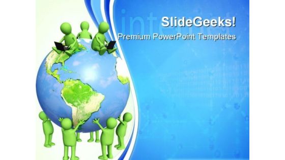 Internet Global Communication PowerPoint Templates And PowerPoint Backgrounds 0611