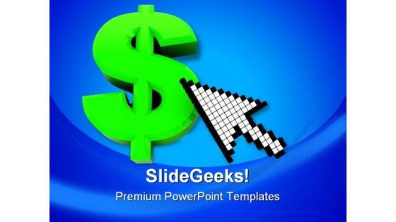 Internet Money Symbol PowerPoint Themes And PowerPoint Slides 0211