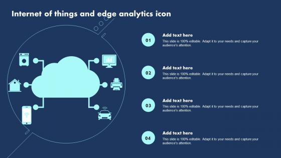 Internet Of Things And Edge Analytics Icon Themes Pdf