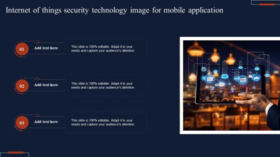 Internet Of Things Security Technology Image For Mobile Application Download Pdf