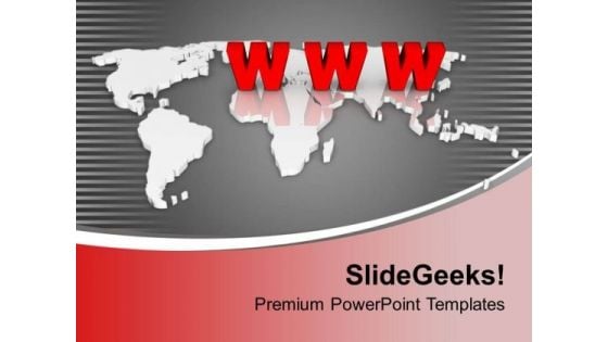 Internet To Connect Globaly For Business PowerPoint Templates Ppt Backgrounds For Slides 0413