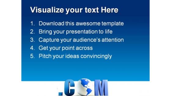 Internet World Global PowerPoint Themes And PowerPoint Slides 0211