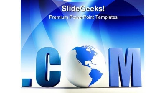 Internet World Global PowerPoint Themes And PowerPoint Slides 0211