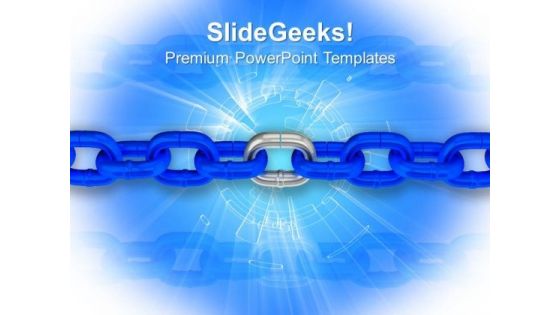 Interrelated Links Of Chain PowerPoint Templates Ppt Backgrounds For Slides 0213