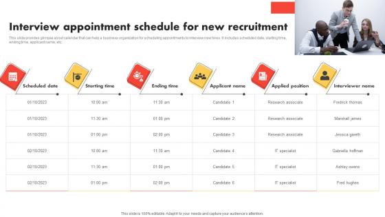 Interview Appointment Modern And Advanced HR Recruitment Background Pdf