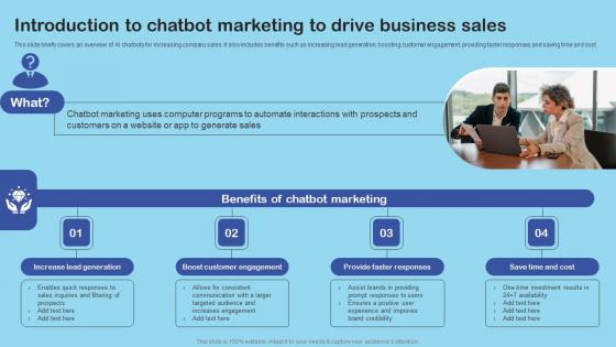 Introduction To Chatbot Marketing Enhance Client Engagement With Interactive Advertising Brochure Pdf