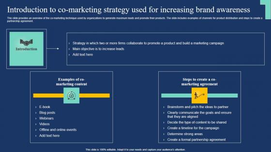 Introduction To Co Marketing Strategy Used For Increasing Market Expansion Tactic Microsoft Pdf Introduction To Co Marketing Strategy Used For Increasing Market Expansion Tactic Microsoft Pdf