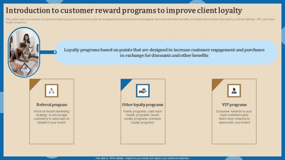 Introduction To Customer Reward Increasing Client Retention Through Efficient Inspiration Pdf