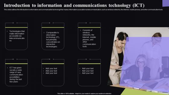 Introduction To Information And Communications Video Conferencing In Corporate Clipart Pdf