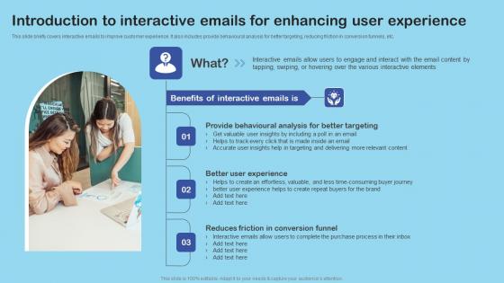 Introduction To Interactive Emails Enhance Client Engagement With Interactive Advertising Designs Pdf