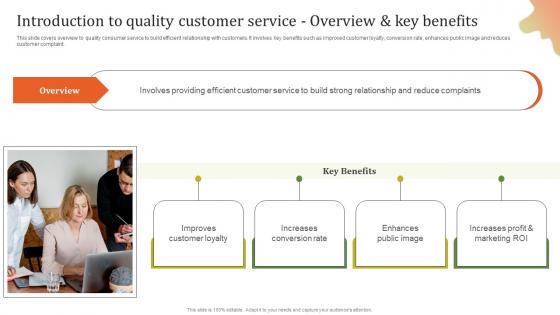 Introduction To Quality Customer Executing Effective Quality Enhancement Sample Pdf