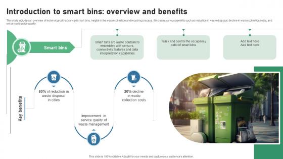 Introduction To Smart Bins Overview And Benefits IOT Applications In Smart Waste IoT SS V Introduction To Smart Bins Overview And Benefits IOT Applications In Smart Waste IoT SS V
