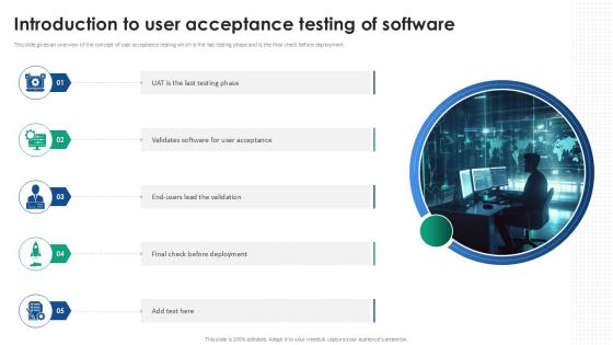 Introduction To User Acceptance Testing Of Acceptance Testing Strategies Ppt Sample Introduction To User Acceptance Testing Of Acceptance Testing Strategies Ppt Sample