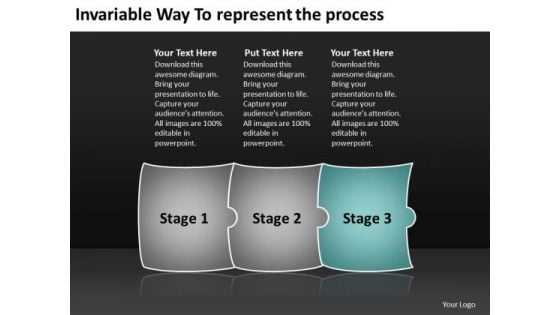 Invariable Way To Represent The Process Work Flow Chart PowerPoint Templates