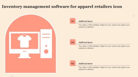 Inventory Management Software For Apparel Retailers Icon Diagrams Pdf