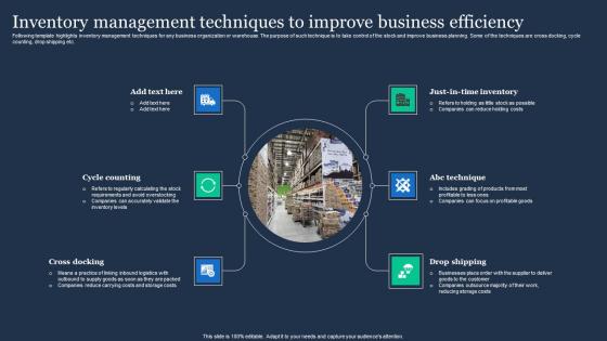 Inventory Management Techniques To Improve Business Efficiency Rules Pdf