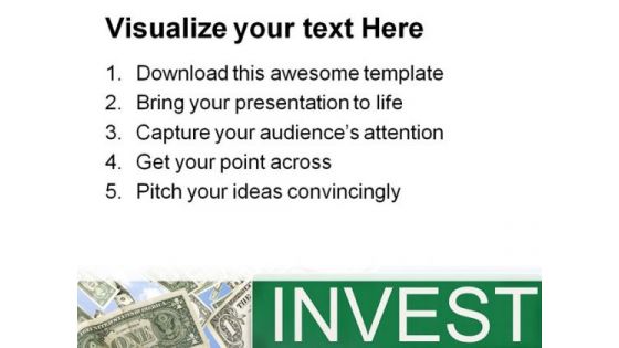 Invest Money PowerPoint Templates And PowerPoint Backgrounds 0211
