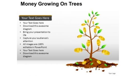 Investing Money Growing On Trees PowerPoint Slides And Ppt Diagram Templates