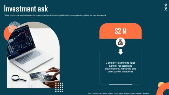 Investment Ask Astroprint Capital Raising Pitch Deck Demonstration Pdf