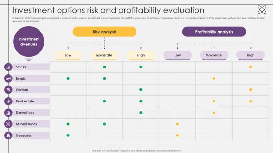 Investment Options Risk And Profitability Evaluation Investment Fund PPT Slides Investment Options Risk And Profitability Evaluation Investment Fund PPT Slides