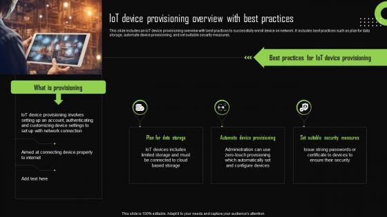 Iot Device Provisioning Overview With Best Practices Iot Device Management Sample Pdf