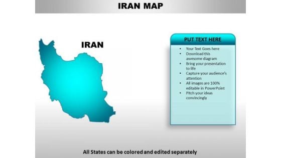 Iran PowerPoint Maps