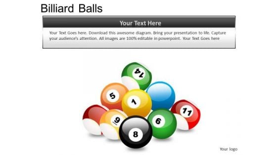 Isolated Billiard Balls PowerPoint Slides And Ppt Diagram Templates