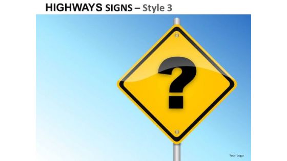 Isolated Lines Highways Signs 3 PowerPoint Slides And Ppt Diagram Templates