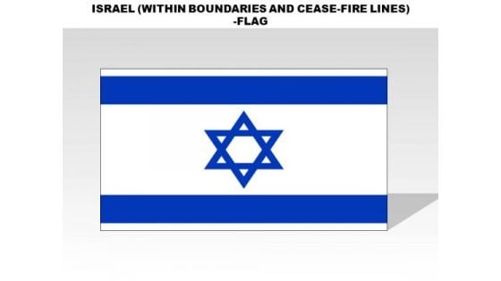 Israel Within Boundaries And Cease Fire Lines Country PowerPoint Flags Israel Within Boundaries And Cease Fire Lines Country PowerPoint Flags