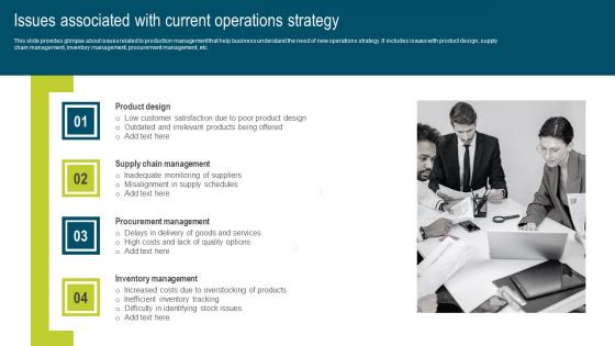 Issues Associated With Current Operations Developing Extensive Plan For Operational Formats Pdf Issues Associated With Current Operations Developing Extensive Plan For Operational Formats Pdf