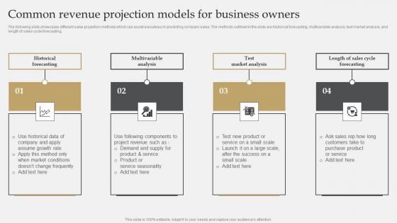 IT Industry Market Research Common Revenue Projection Models For Business Owners Formats Pdf