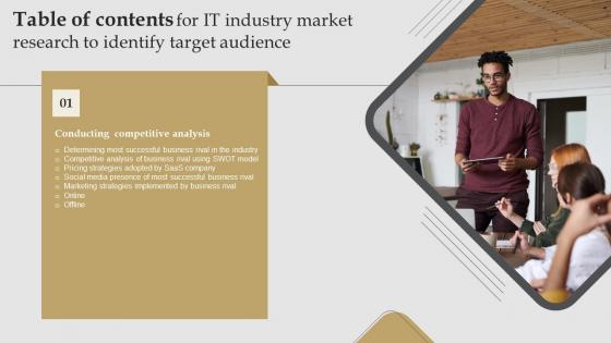 IT Industry Market Research To Identify Target Audience Table Of Contents Rules Pdf