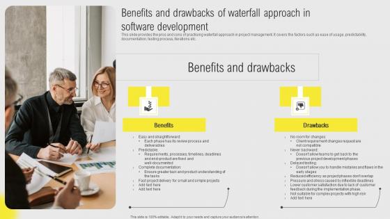 IT Projects Administration Through Waterfall Benefits And Drawbacks Of Waterfall Summary Pdf