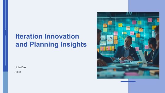 Iteration Innovation And Planning Insights PPT Mockup AT