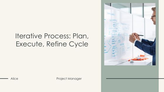 Iterative Process Plan Execute Refine Cycle PPT Powerpoint AT