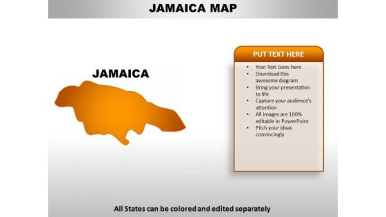 Jamaica PowerPoint Maps