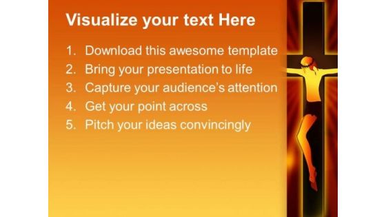 Jesus Christ Church PowerPoint Templates And PowerPoint Themes 0812