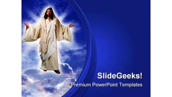 Jesus Christ Religion PowerPoint Templates And PowerPoint Backgrounds 0811