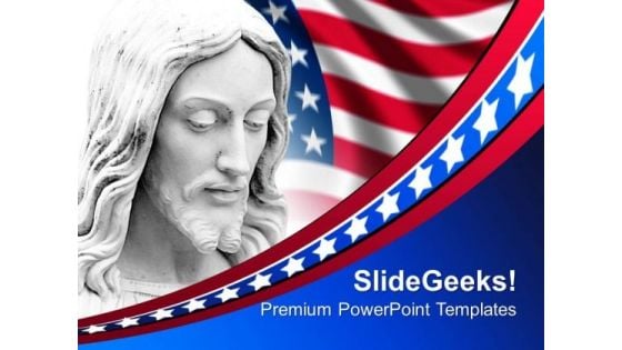 Jesus Church American PowerPoint Templates And PowerPoint Themes 0712