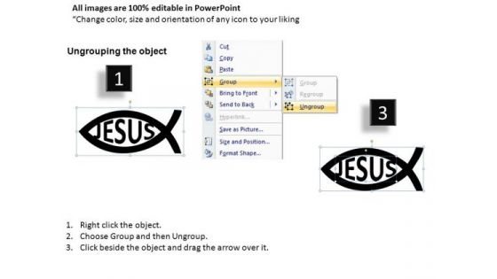 Jesus Fish PowerPoint Slides And Ppt Presentation Templates