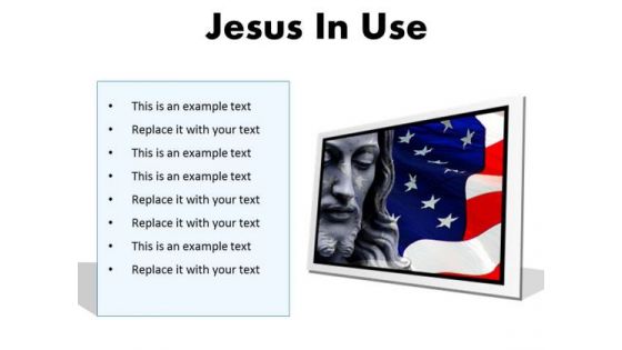 Jesus In Usa Religion PowerPoint Presentation Slides F