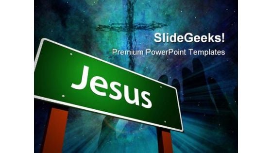 Jesus Religion PowerPoint Background And Template 1210