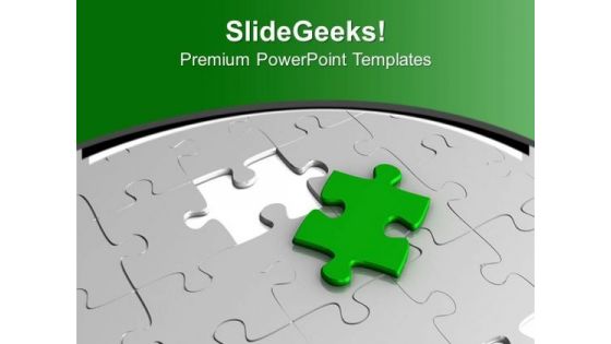 Jigsaw Puzzle Business Strategy PowerPoint Templates Ppt Backgrounds For Slides 0413