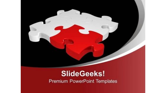 Jigsaw Puzzle Leadership PowerPoint Templates Ppt Backgrounds For Slides 0213