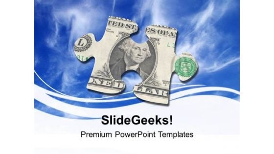 Jigsaw Puzzle With Us Dollar Note Finance PowerPoint Templates Ppt Background For Slides 1112 Jigsaw Puzzle With Us Dollar Note Finance PowerPoint Templates Ppt Background For Slides 1112