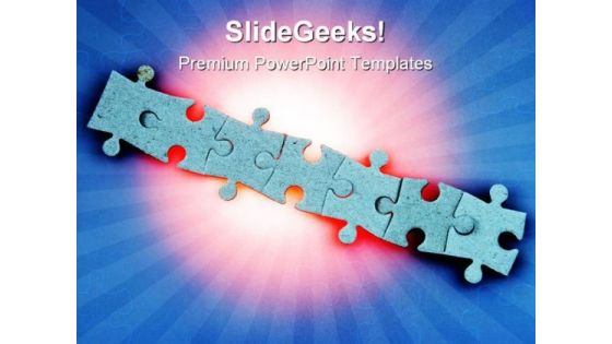 Jigsaw Puzzles Communication PowerPoint Templates And PowerPoint Backgrounds 0711