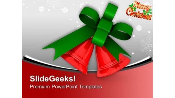 Jingle Bells For This Christmas PowerPoint Templates Ppt Backgrounds For Slides 0513