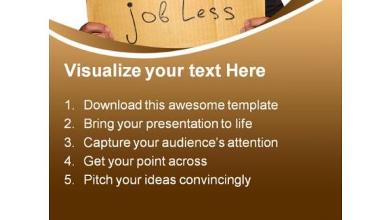 Jobless People PowerPoint Templates And PowerPoint Backgrounds 0311